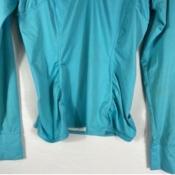 Athleta Quarter Zip Top Teal Size XSMALL - Picture 4 of 10